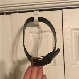 Dockers Black and Silver Belt Accessories